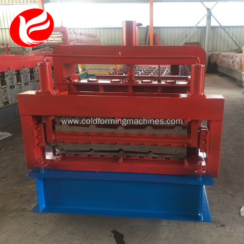 Roof panel double deck roll forming line